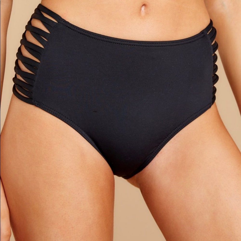 Destination Paradise Black Bikini Bottoms